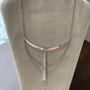 Stella & Dot Silver Swag Necklace